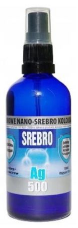 Pro Aktiv, Niejonowe Nano-Srebro Koloidalne, Ag 500, Tonik 100 ml