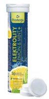 Protego Elektrolity Lemon & Mint+, smak cytrynowo - miętowy, 20 tabletek musujących
