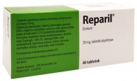 Reparil 20mg, lek na obrzęki po urazach, 40tabletek, Inpharm