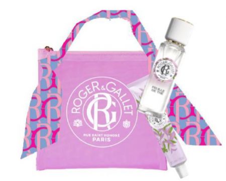 Roger & Gallet, Zestaw Feuille de The, woda 30 ml + krem do rąk