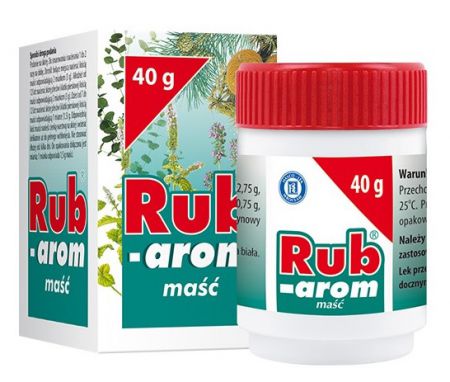 Rub-Arom, maść na ból mięśni i stawów, 40g