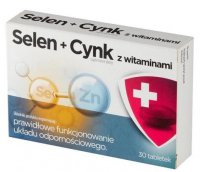 Selen + Cynk z witaminami, 30 tabletek