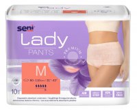 Seni Lady Pants, majtki chłonne dla kobiet, Medium, 80-110 cm, 10 sztuk