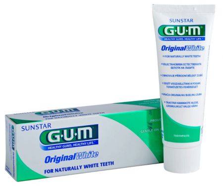 Sunstar, GUM, Original White, Pasta do zębów, 75ml