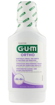 Sunstar Gum Ortho, płyn do płukania jamy ustnej, 300 ml