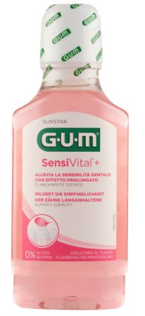 Sunstar GUM SensiVital+ Płyn do płukania jamy ustnej, 300ml