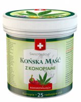 SwissMedicus, Końska Maść z konopiami rozgrzewająca, 500 ml