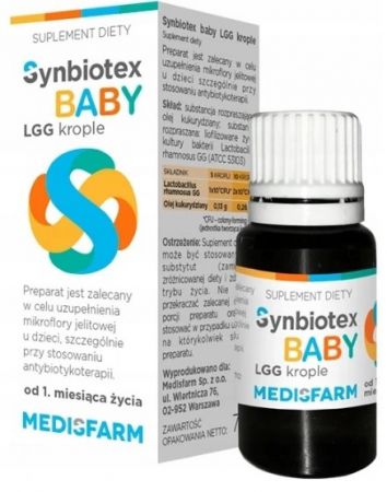 Synbiotex baby LGG krople 7 ml