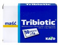 Tribiotic maść, antybakteryjna z antybiotykiem, 10 saszetek po 1 g