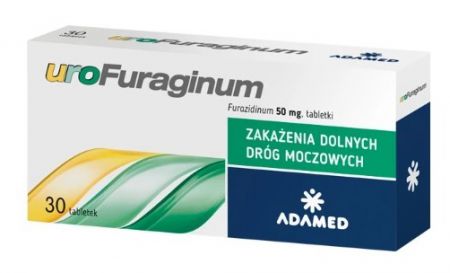 UroFuraginum, 50 mg, 30 tabletek