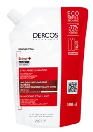 Vichy Dercos Energy+,  Szampon Wzmacniający, 500ml