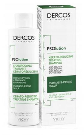 Vichy Dercos Psolution Szampon keratolityczny, 200ml