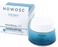 Vichy Mineral 89, Krem Nawilżająco - Odbudowujący 72 h, Bogata Konsystencja, 50ml