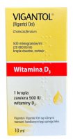 Vigantol, Witamina D3, krople doustne 20000j.m./ml 10ml Inpharm