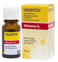 Vigantol, Witamina D3 krople doustne 20000j.m./ml 10ml P&G