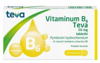 Vitaminum B6 Teva 50mg, 50 tabletek