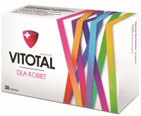 Vitotal dla kobiet, zestaw witamin i minerałów, 30 tabletek