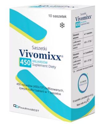 Vivomixx 450 mld probiotyk, 10 saszetek