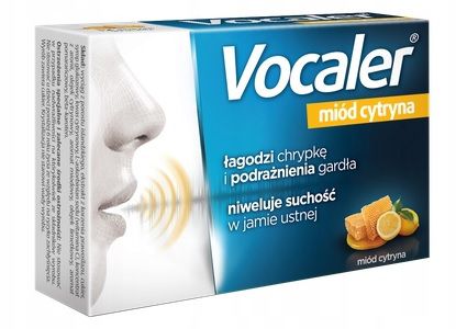 VOCALER miód cytryna 24past.d/ssania