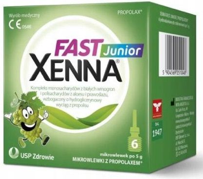 Xenna Fast Junior, 6 mikrowlewek po 5g