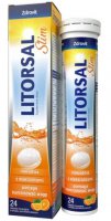 Zdrovit Litorsal Slim, 24 tabletki musujące o smaku pomarańczowym