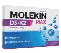 Zdrovit, Molekin D3+K2 Max, 4000jm.+110µq, 30 tabletek powlekanych