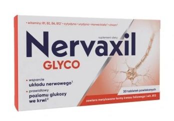 Zdrovit, Nervaxil Glyco, 30 tabletek powlekanych powlekanych