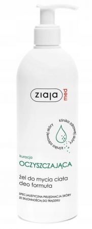 Ziaja Med, kuracja oczyszczająca, żel do mycia ciała, 400ml