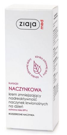 Ziaja med naczynkowa krem zmniejszający nadreaktywność na dzień 50 ml