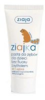 Ziaja Ziajka, Pasta do zębów dla dzieci bez fluoru z xylitolem od 1 ząbka,  50ml