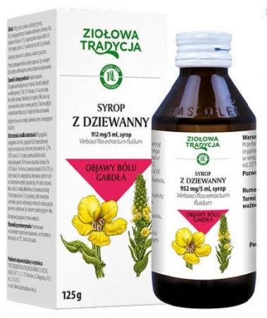 Ziołowa Tradycja, Syrop z Dziewanny 952mg/5ml, 125g